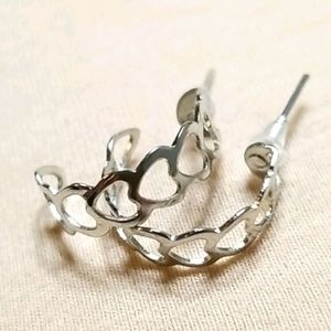 3 for $15 Heart Hoop Earrings